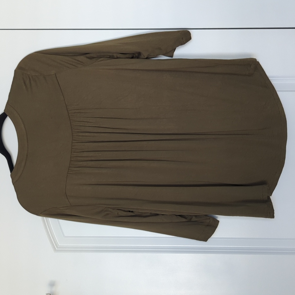 Lisa Rinna Collection 3/4 sleeve tunic - Picture 3 of 4